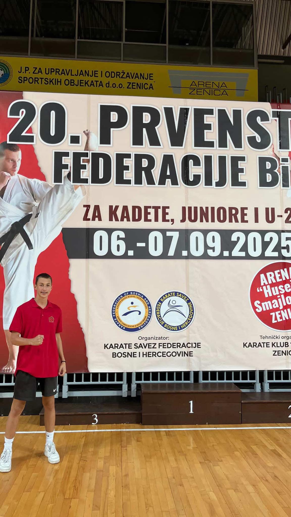 MIRZA HUSANOVIĆ 5 mjesto na Federalnom prvenstvu u Zenici